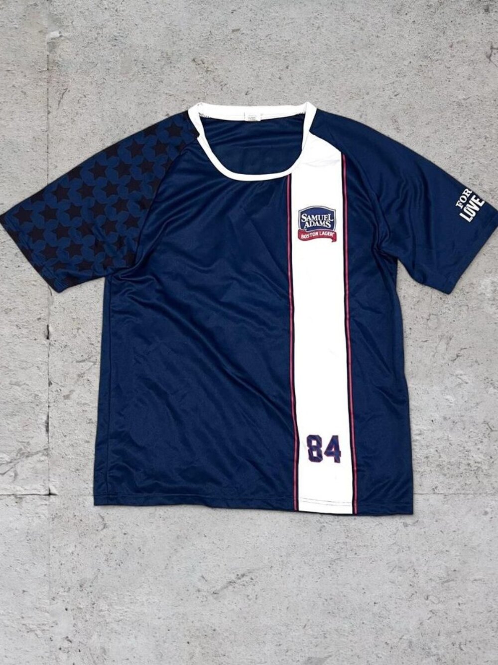 *RARE* Samuel Adams Boston Lager Soccer Jersey, Size 2XL | #84 Promotional Beer